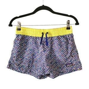 Patagonia Costa‎ Rica Baggies Diamond Print Shorts Size Girls XL